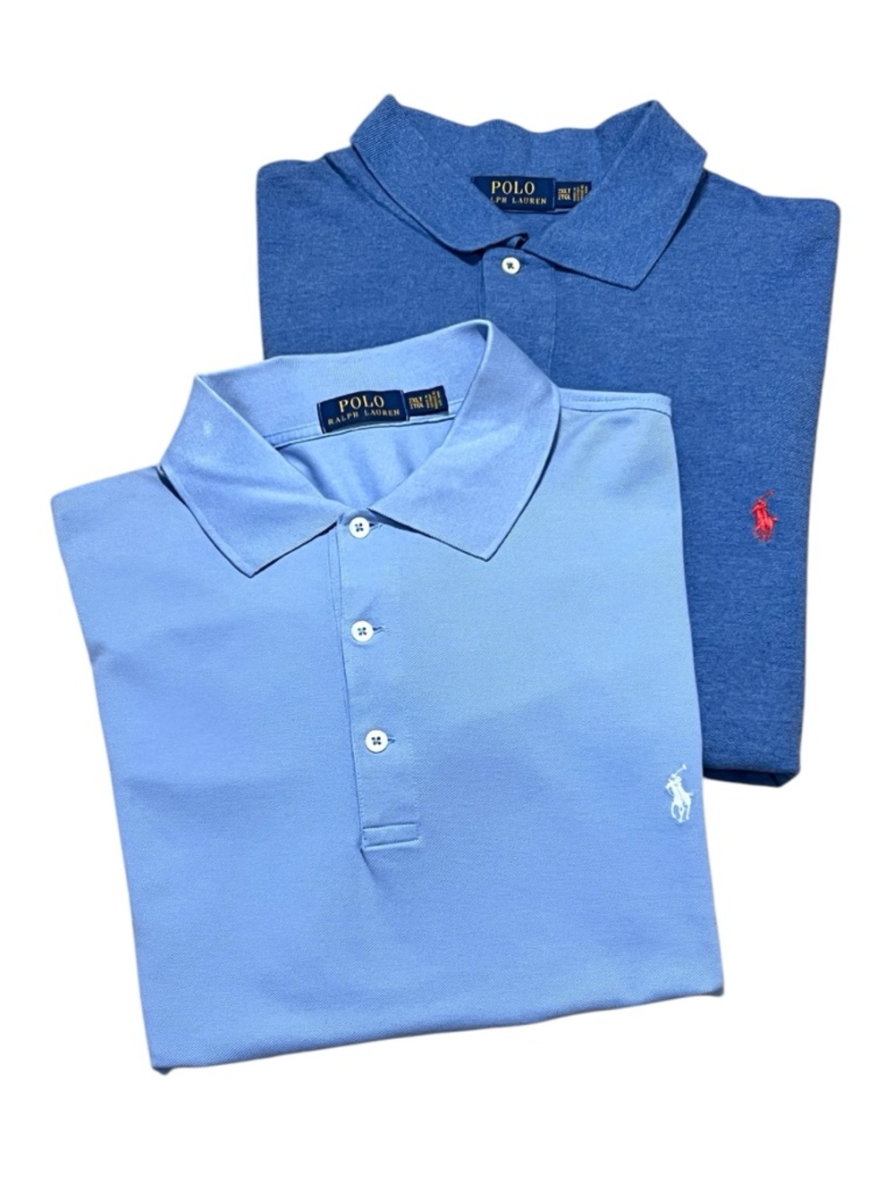 2 Polo Ralph Lauren Polo Shirts Pique 2XLT Tall Pony Logo Lot of 2 Preppy Golf